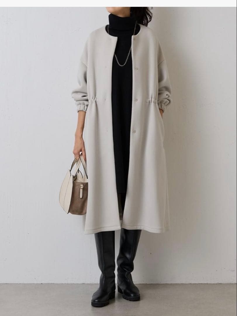 【新品未使用】BEARDSLEYビアズリー　ダンボールギャザーコート