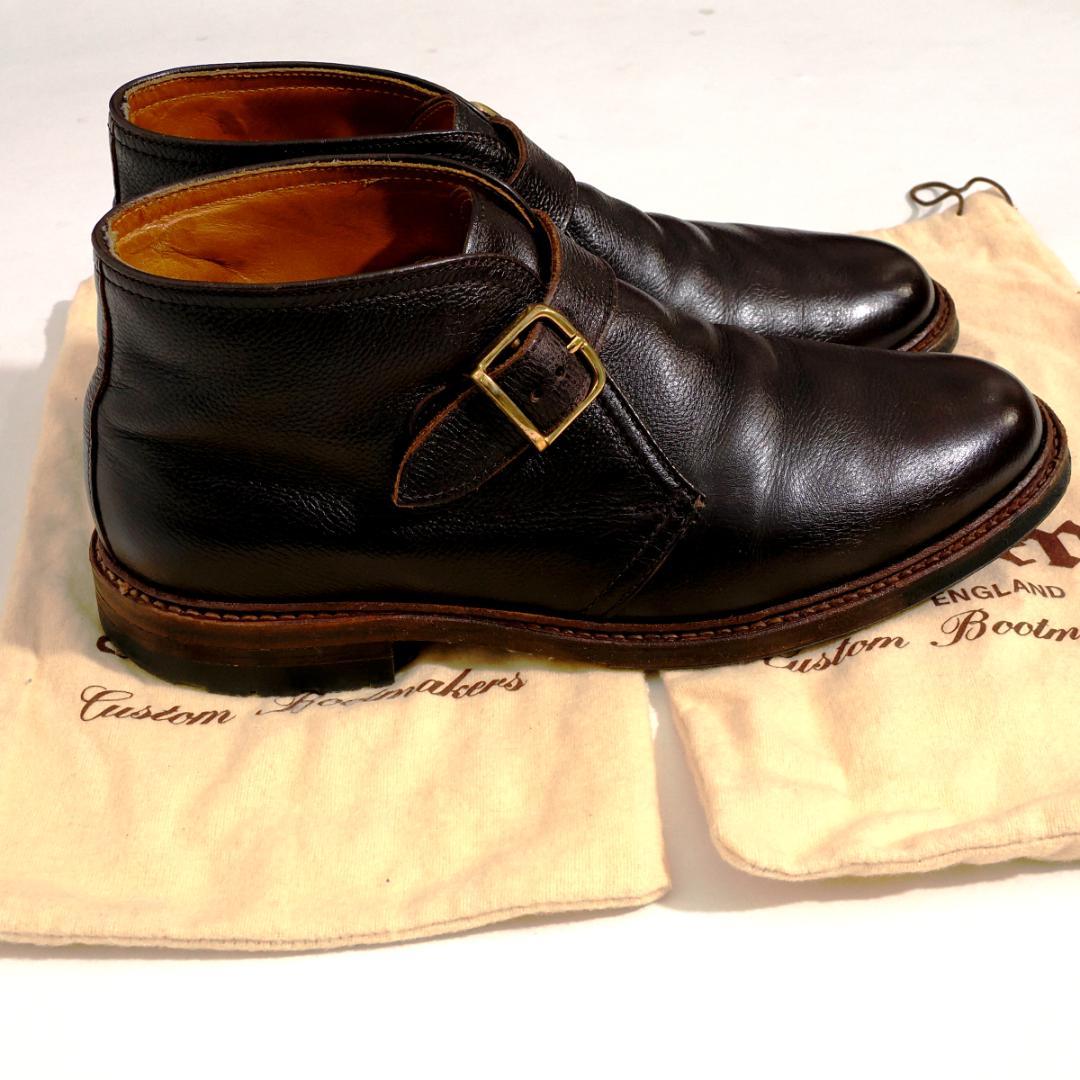 美品 オールデン レジーナグレインレザー ジョージブーツ alden 9D