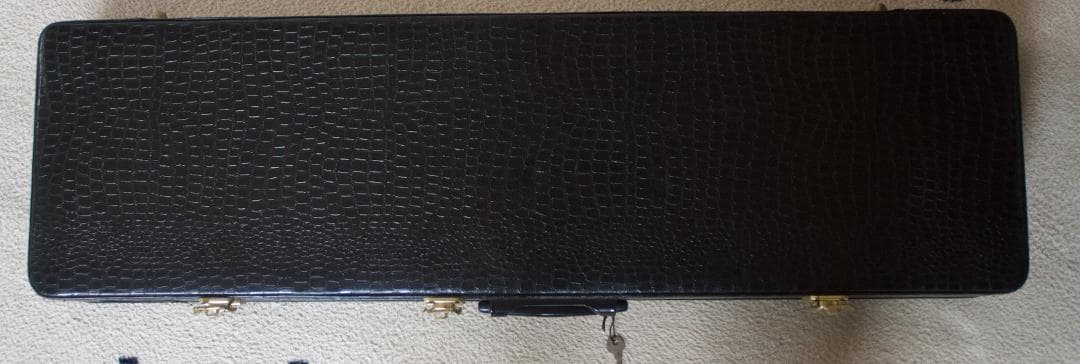 三線　沖縄　人工皮張り ハードケース付き　三味線　送料込み