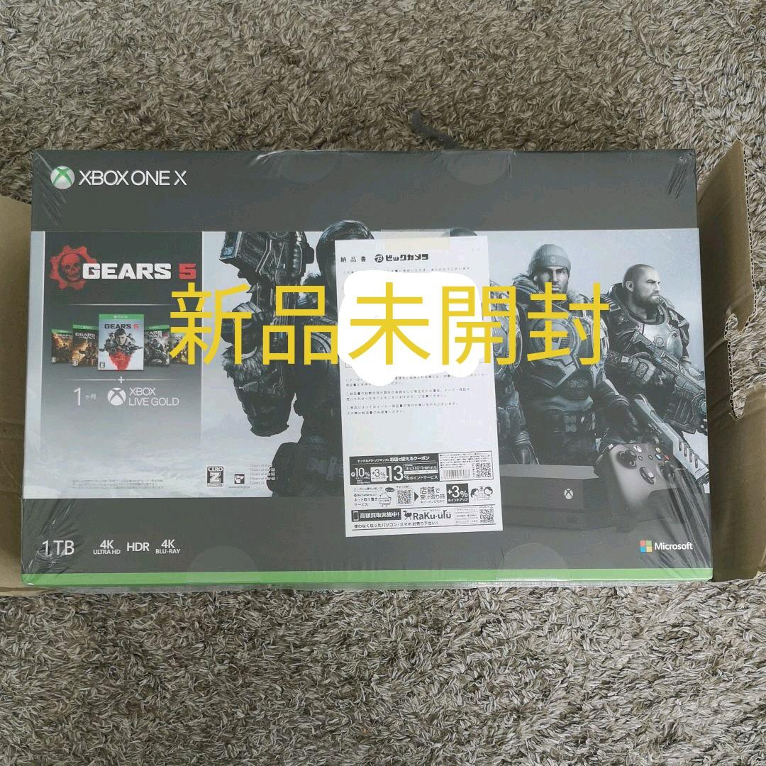 【新品】Microsoft Xbox One X 本体　ギアーズ5同梱パック