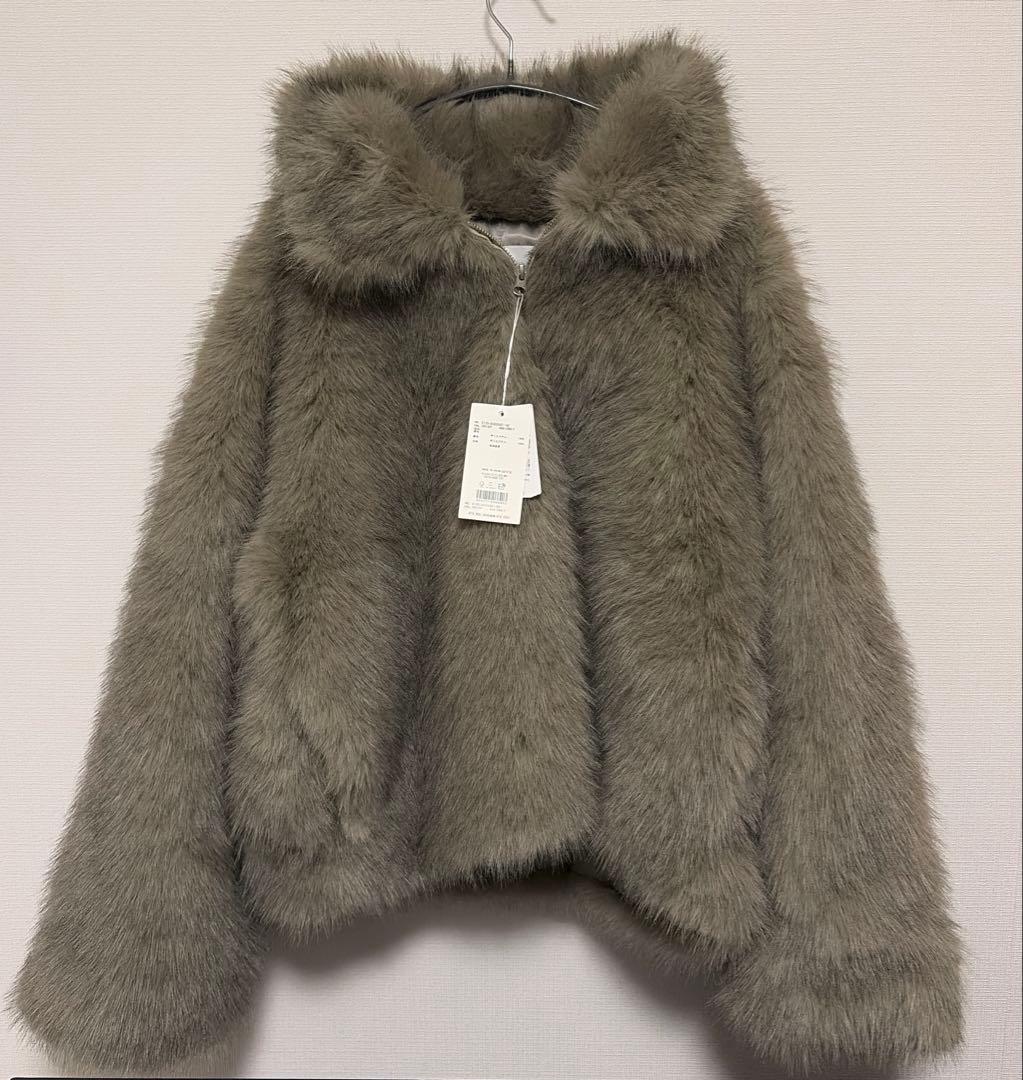 る*ん様 【新品未使用】【完売品】 MURUA MIX フェイクファーブルゾン