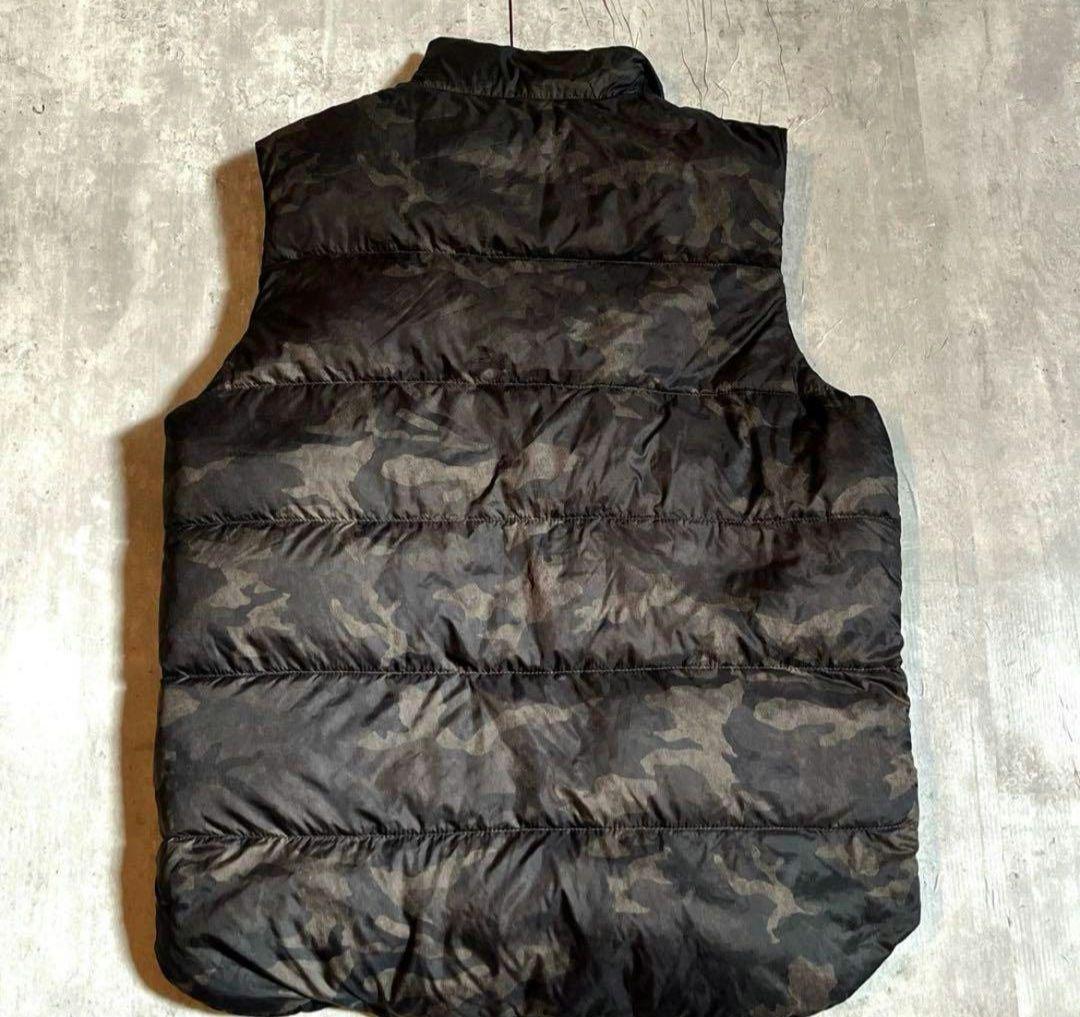 最高級　TATRAS タトラス リバーシブルダウンベスト　黒×迷彩　y2k