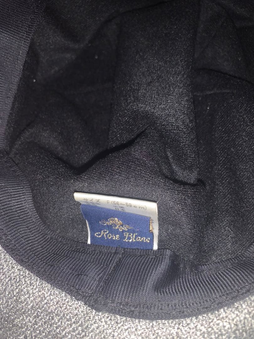 ロサブラン　ツイード中折れ帽子　完全遮光