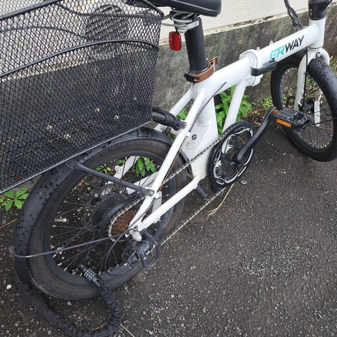 Erway 01 折りたたみ自転車　中古　サドル・箱付き