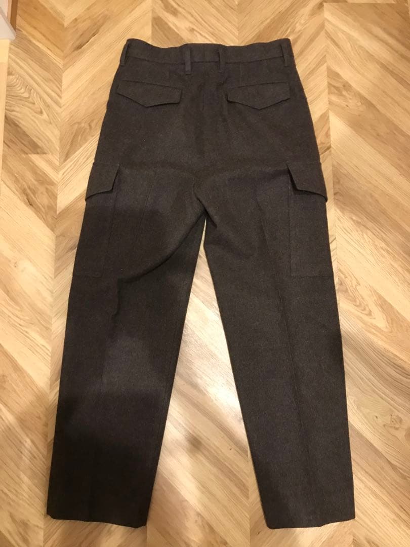 AURALEE オーラリー　ウールカーゴパンツ スラックス
