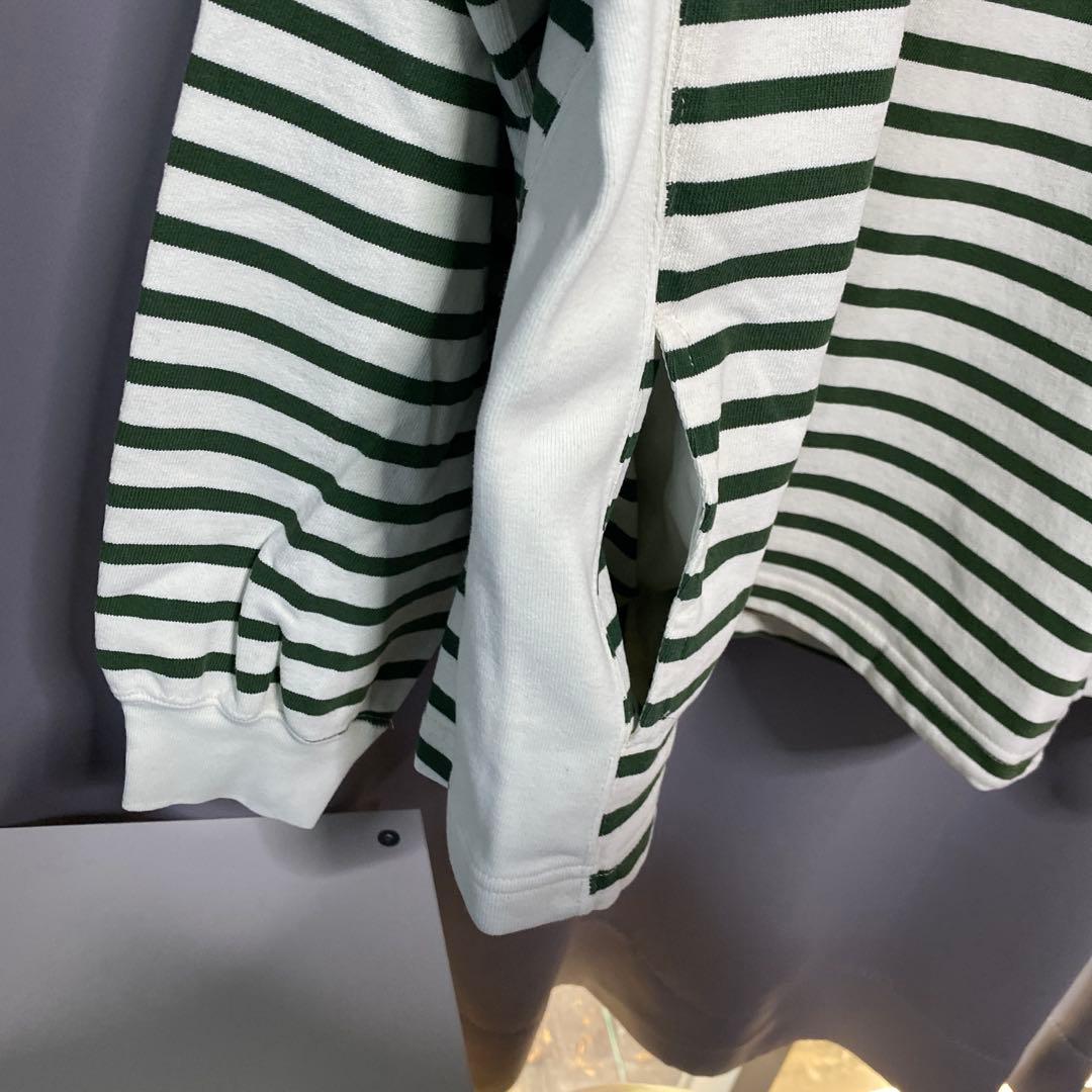REMI RELIEF ストライプ柄 長袖カットソー Lサイズ　レミリーフ