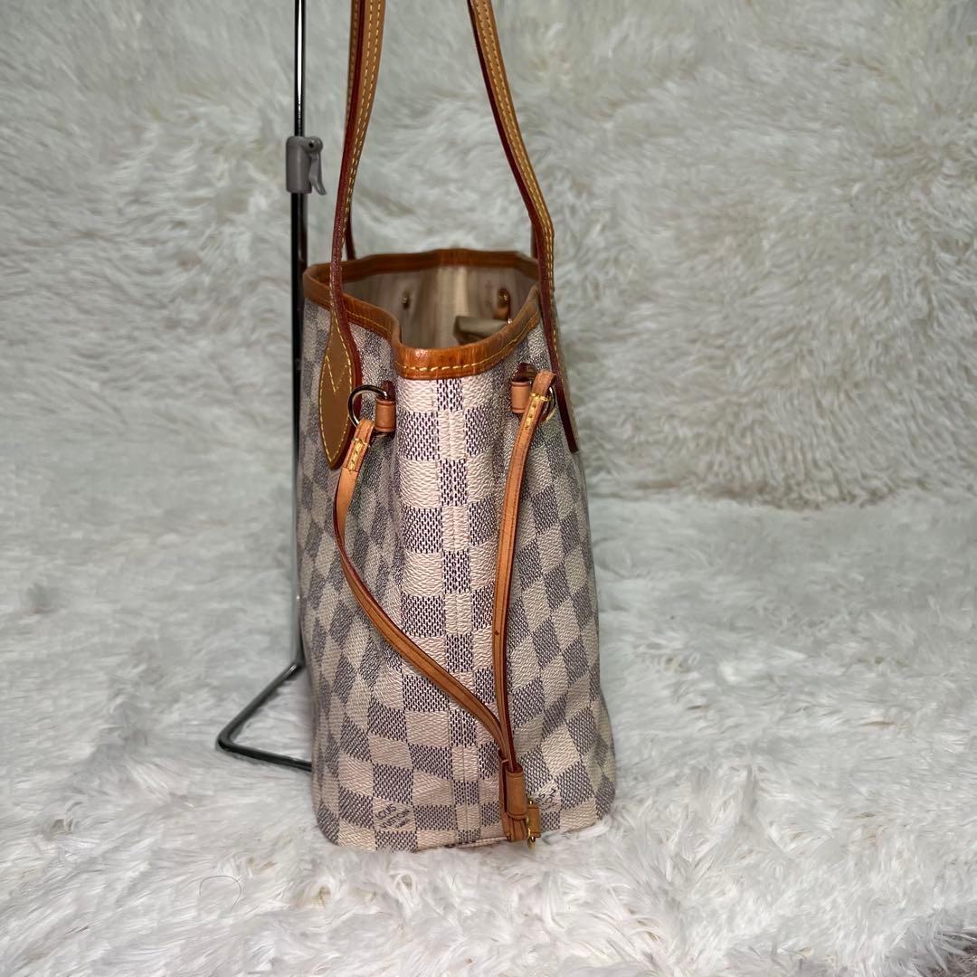 t*9様 LOUIS VUITTON ネヴァーフル　PM ダミエ　アズール　トー