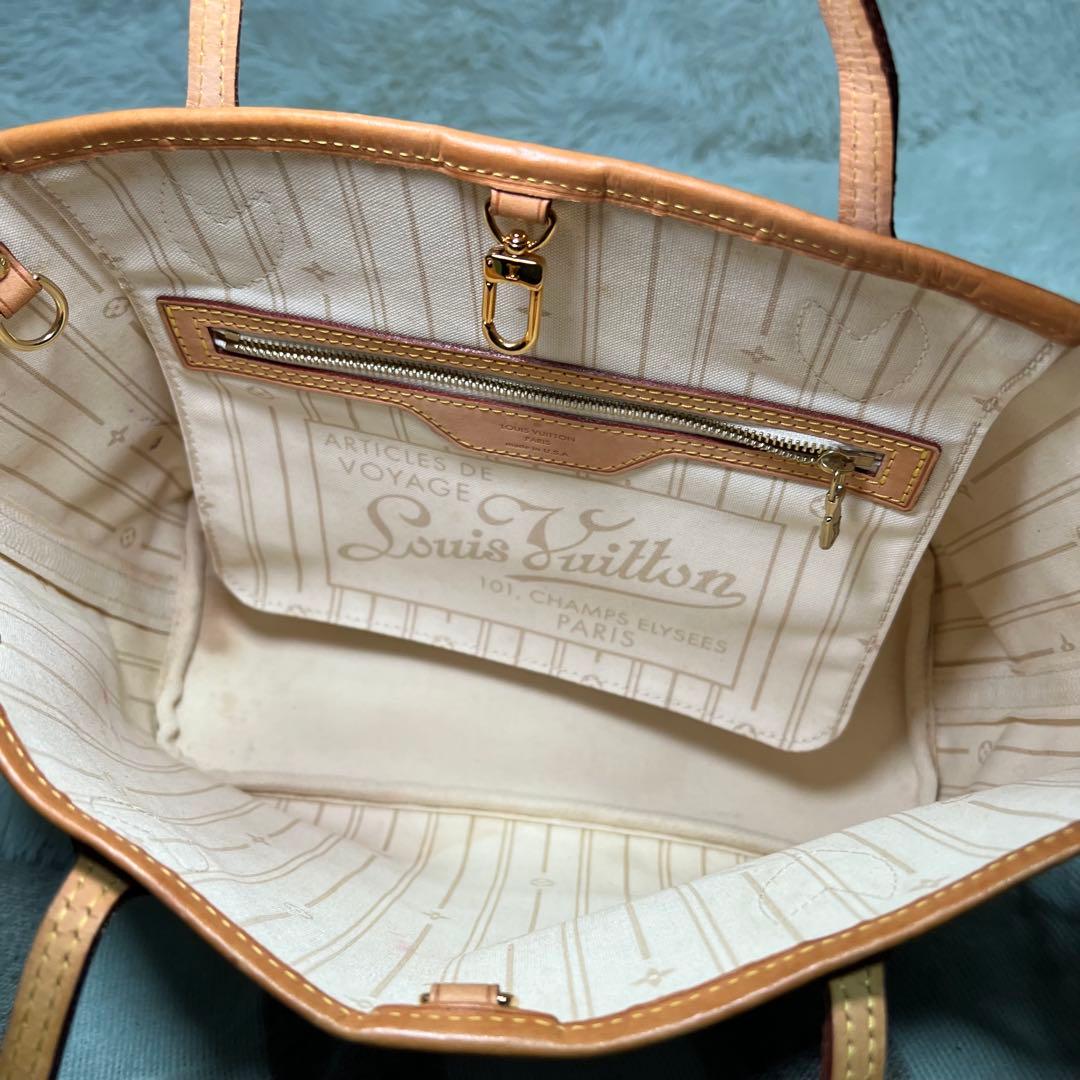 t*9様 LOUIS VUITTON ネヴァーフル　PM ダミエ　アズール　トー