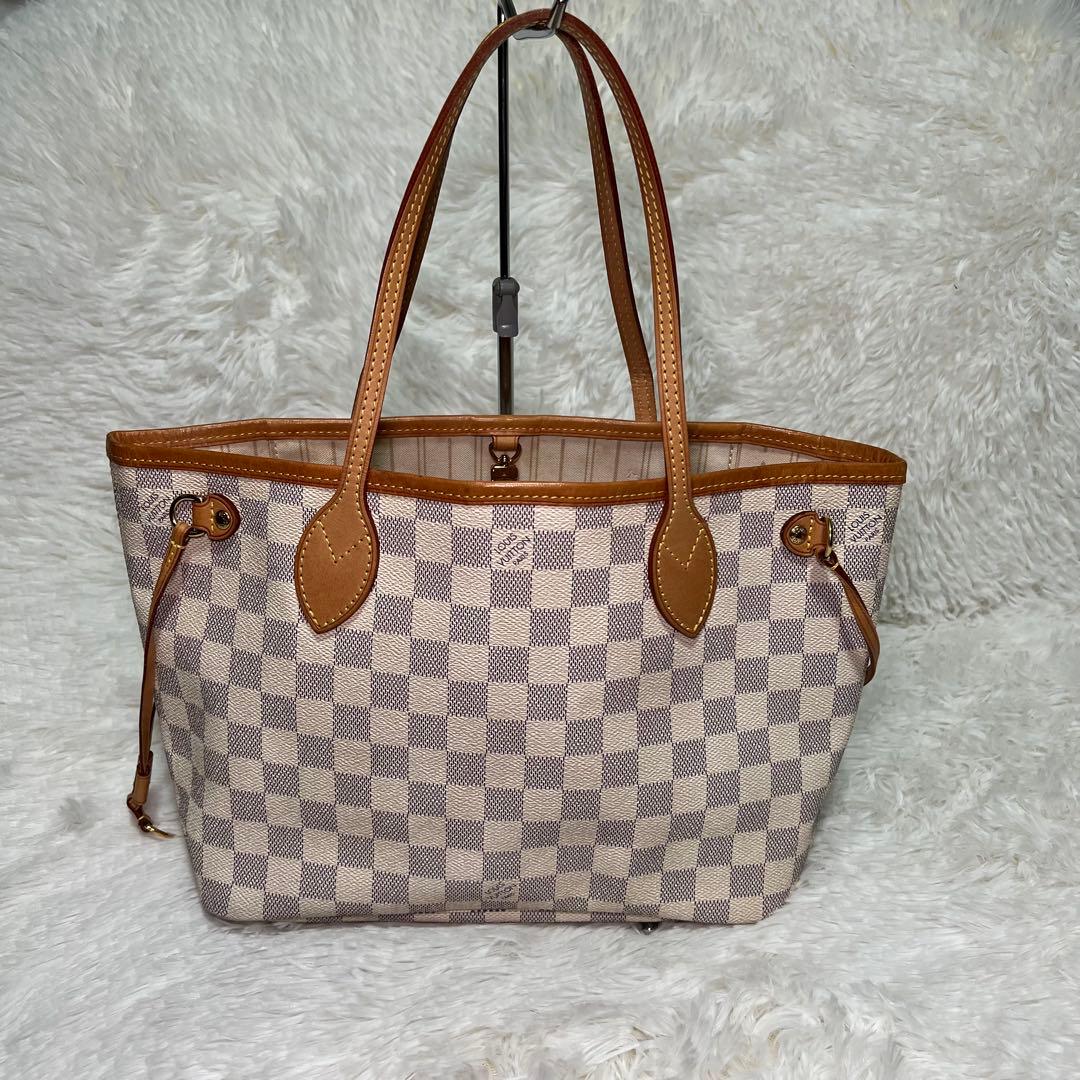 t*9様 LOUIS VUITTON ネヴァーフル　PM ダミエ　アズール　トー