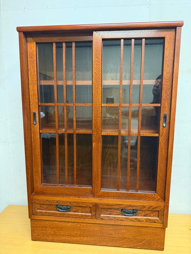 水屋箪笥（みずやたんす）飾り棚　昭和レトロ