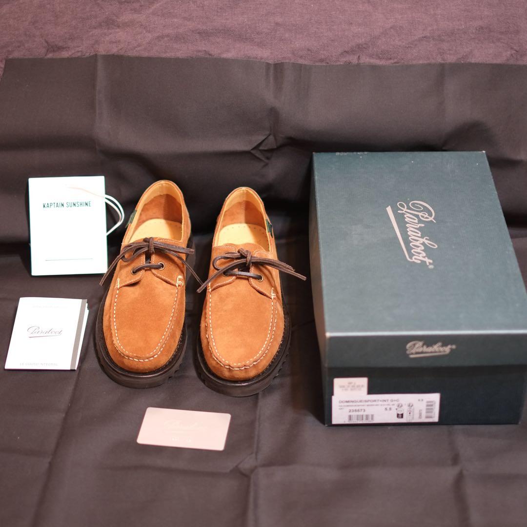 【新品・未使用】キャプテンサンシャイン　パラブーツ domingue ブラウン