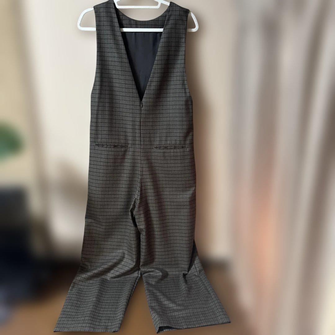 石田ゆりこ着用・Col Pierrot チェック柄オールインワン