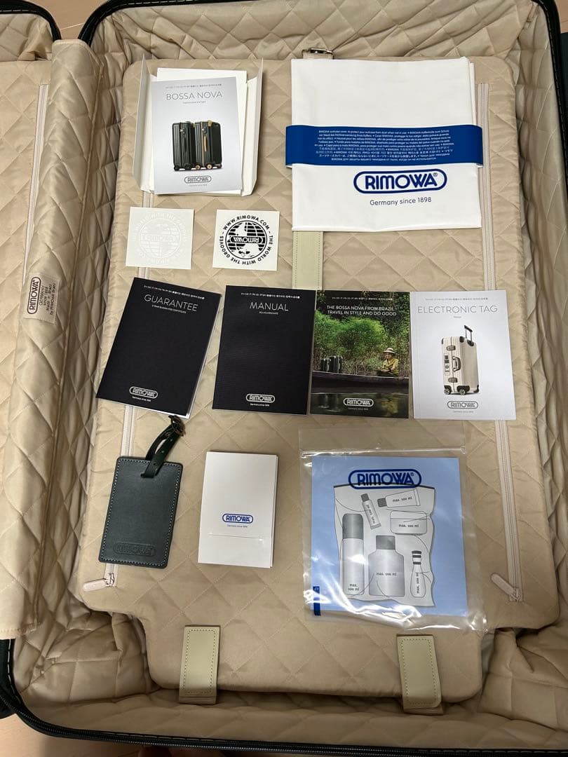 Rimowaリモワ94Lボサノバ4輪グリーン XLスーツケース【限定品】
