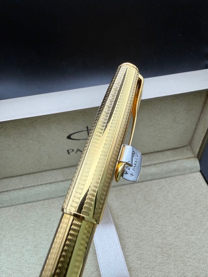 PARKER 万年筆 ソネット ゴールド カスケード 18K M 未使用品