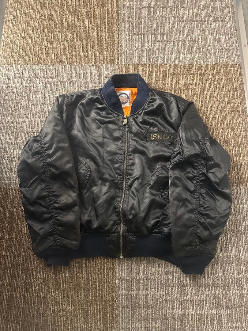 s*3様 早い者勝ち90s ma-1 フライトジャケット ブラック u.s.NA