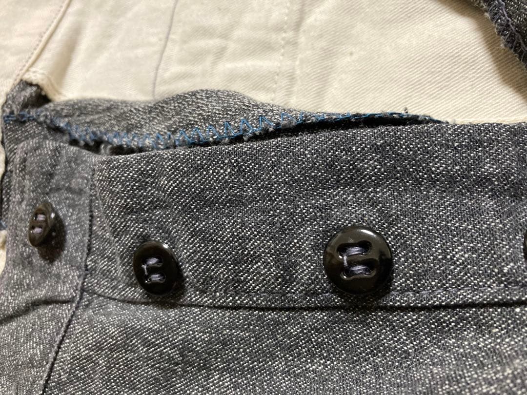 40s 50s ブラックシャンブレー ワークパンツ ヴィンテージ ビンテージ