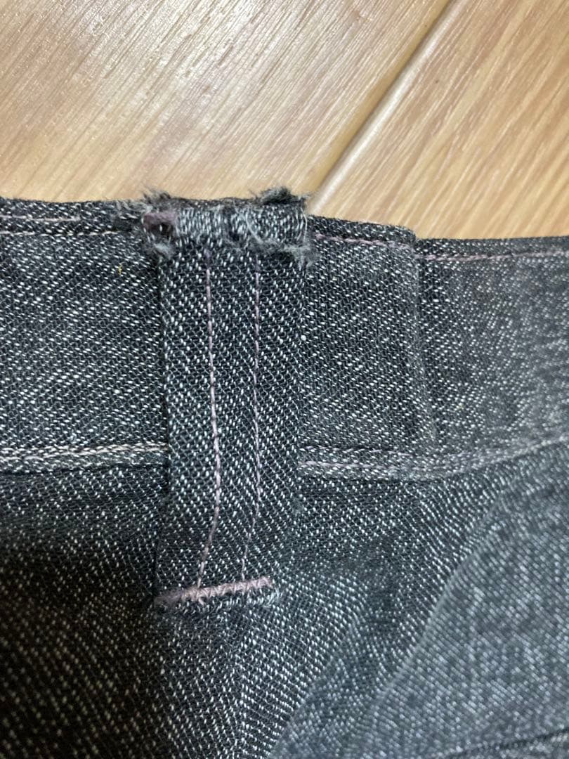 40s 50s ブラックシャンブレー ワークパンツ ヴィンテージ ビンテージ