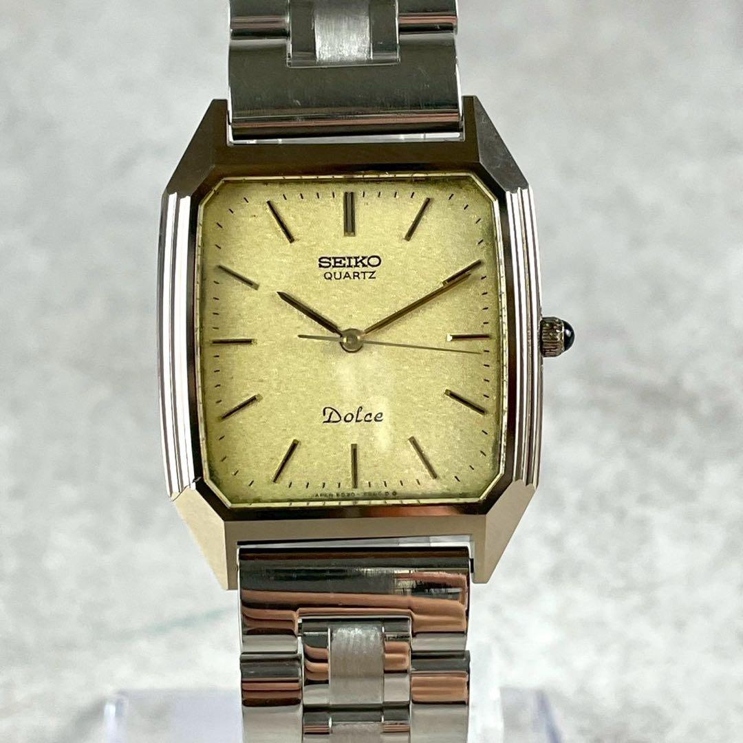 【稼働/新品電池/新品ベルト】SEIKO セイコー ドルチェ クォーツ腕時計
