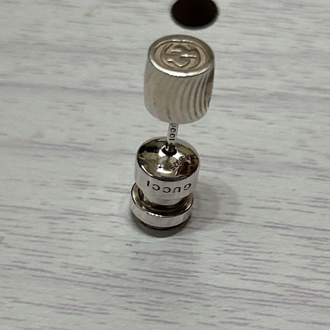 片耳用 GUCCI グッチ インターロッキングG ピアス シルバー SV925