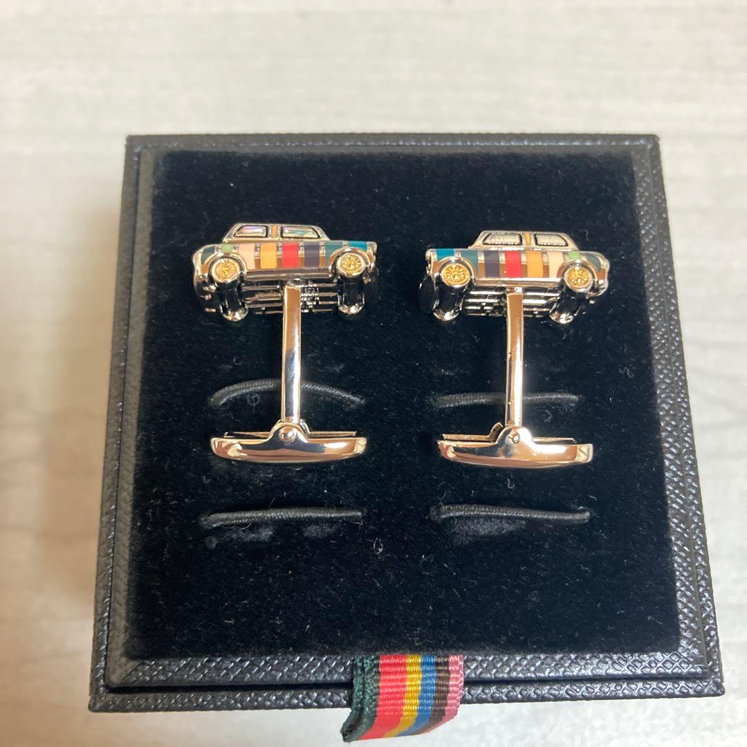 専用Paul Smith Mini カフス ミニクーパー 車 マルチストライプ