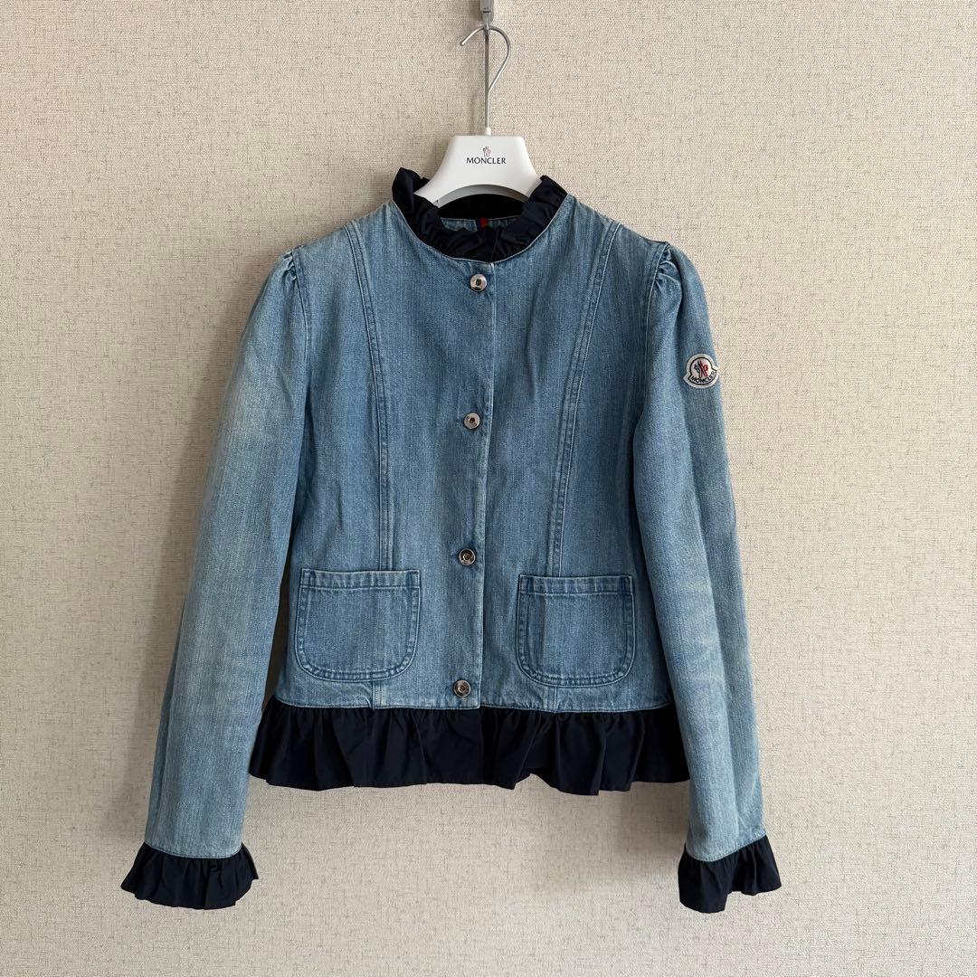 〈クリーニング済み〉モンクレール DIOXYDE デニムジャケット サイズ1