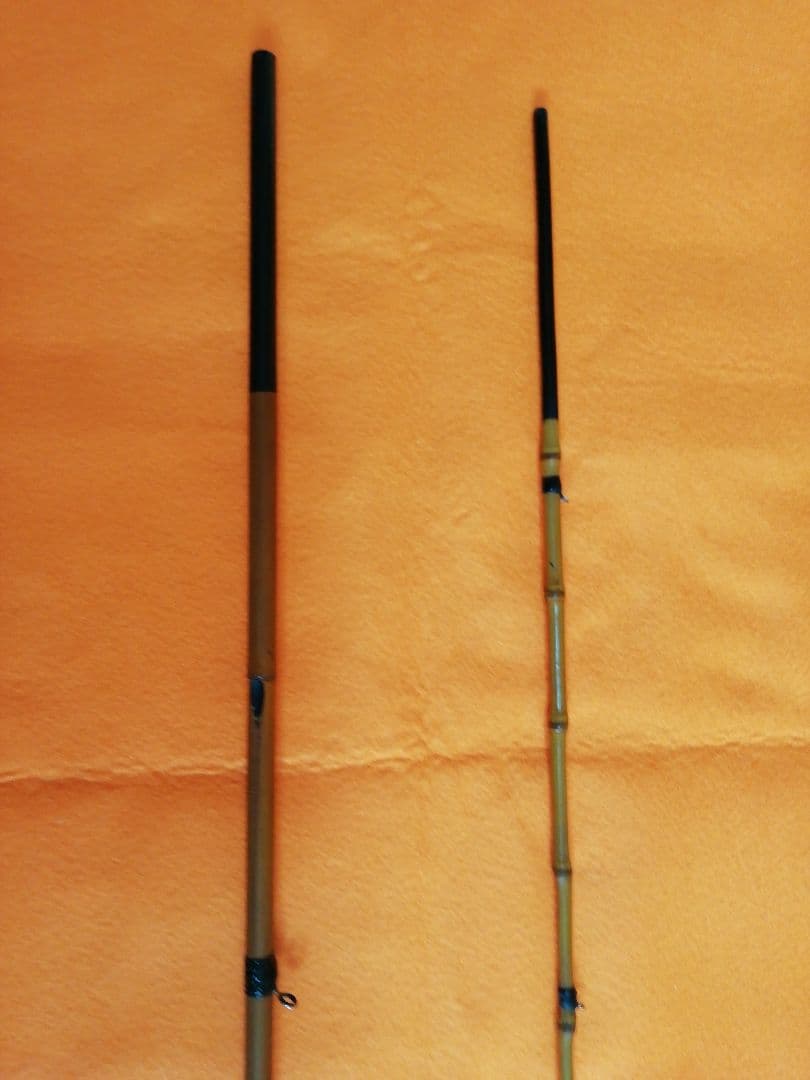 和竿　ハゼ竿　竹竿　2.5m ほぼ未使用品