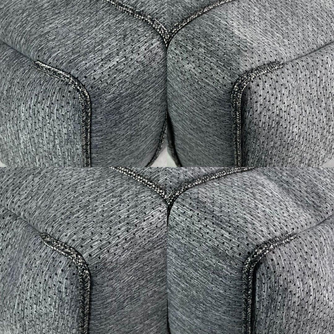 ステイトオブエスケープ トートバッグ フェードデニム 大容量 ポーチ付 グレー