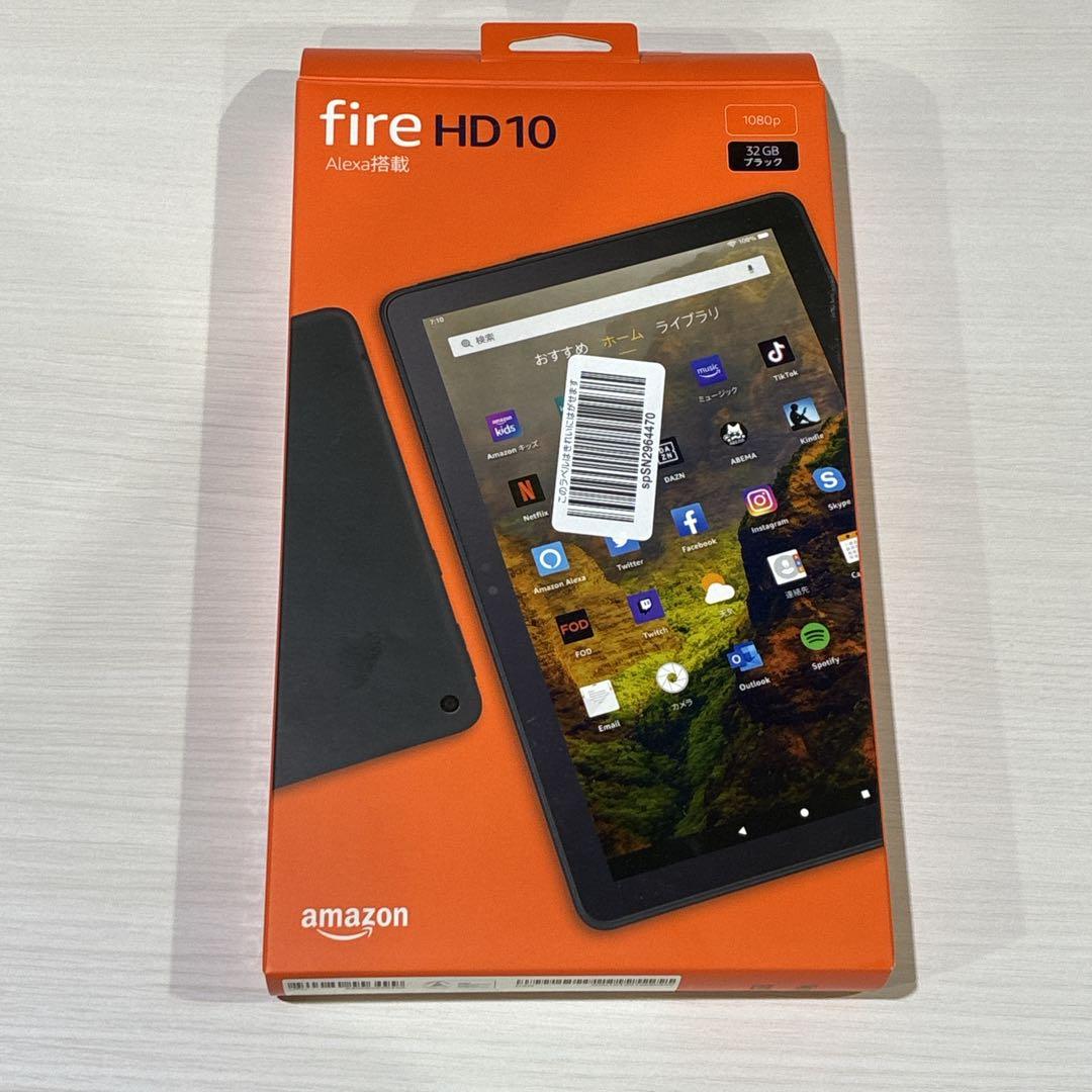 【極美品】 ファイアタブレット fire HD10 32GB 第11世代 黒
