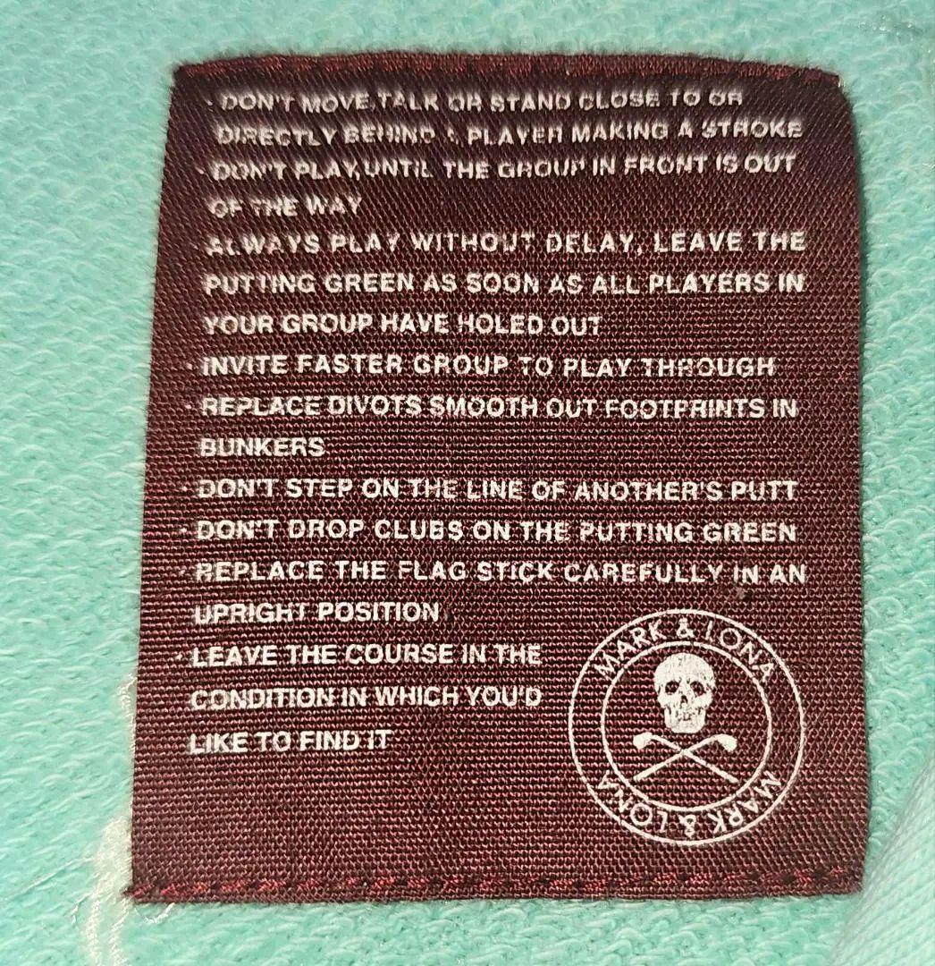 MARK&LONA マークアンドロナ ジップパーカー スカルスイング グリーン系