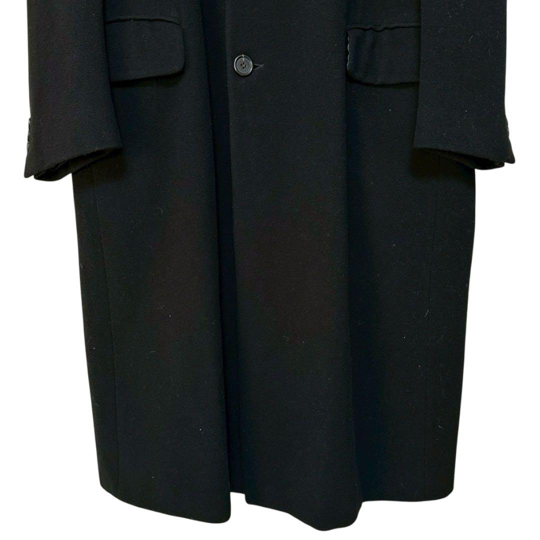 FENDI フェンディ ウール100% チェスターコート 黒 48 イタリア製
