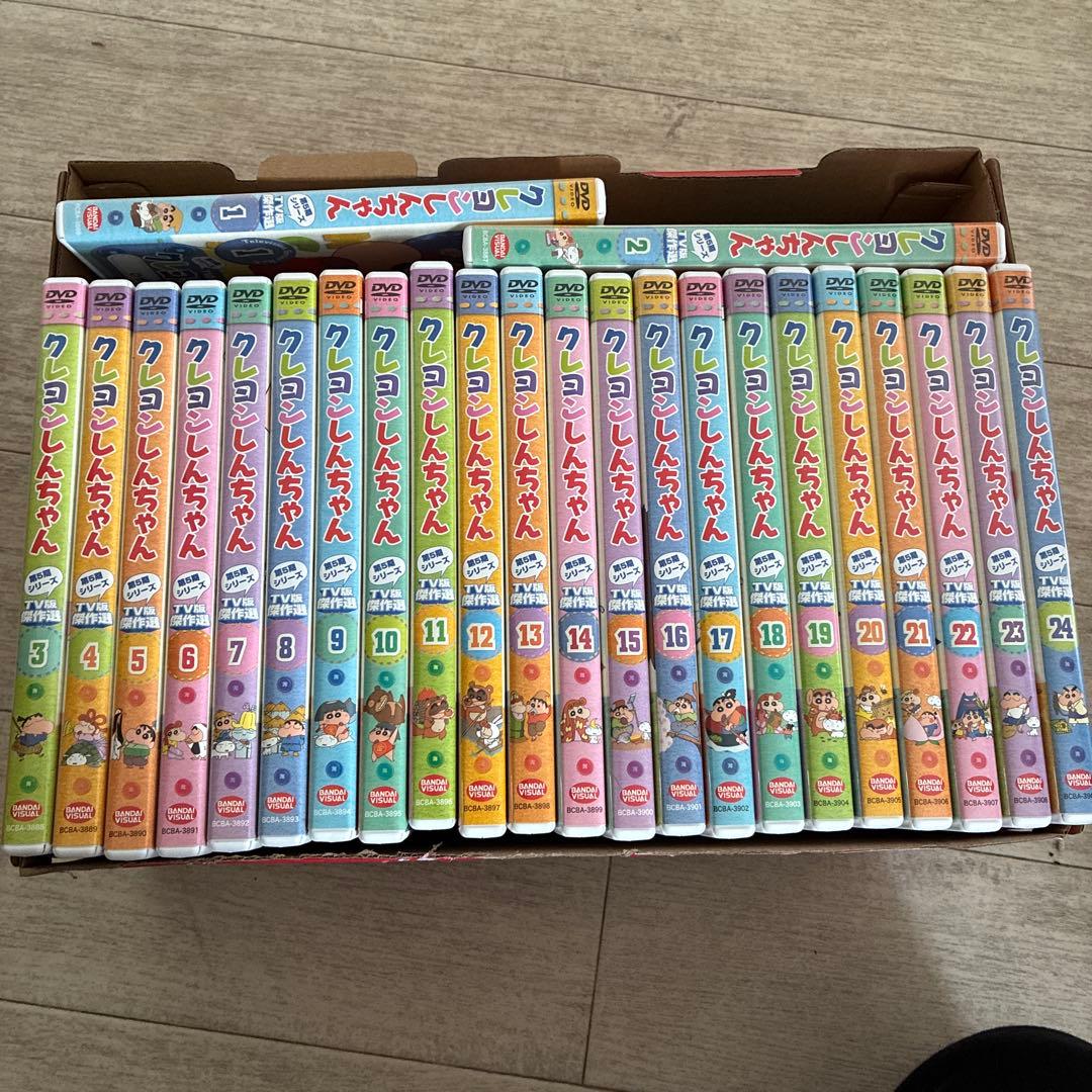 全てセル版★クレヨンしんちゃん TV版傑作選 第5期シリーズ　全24巻セット