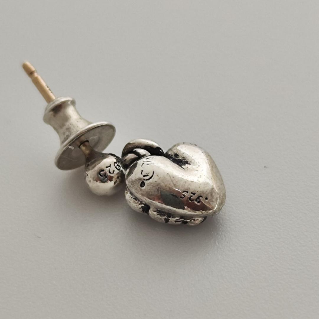 CHROME HEARTS クロムハーツ ハートドロップ イヤリング (ピアス)
