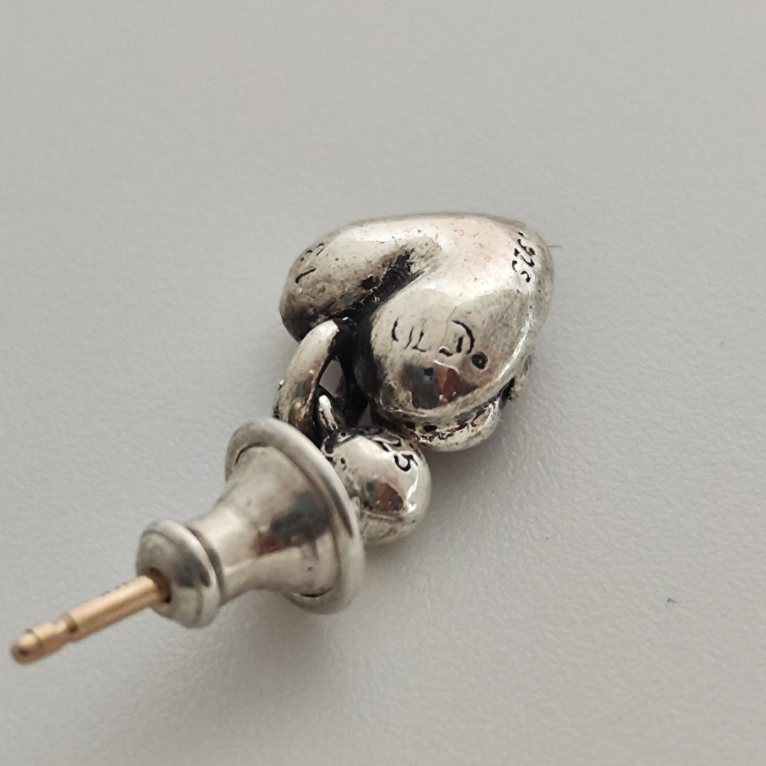 CHROME HEARTS クロムハーツ ハートドロップ イヤリング (ピアス)