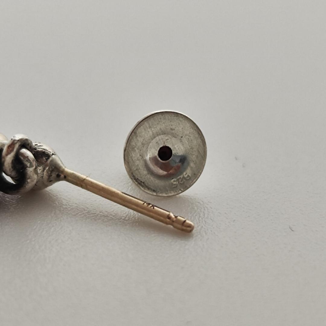 CHROME HEARTS クロムハーツ ハートドロップ イヤリング (ピアス)