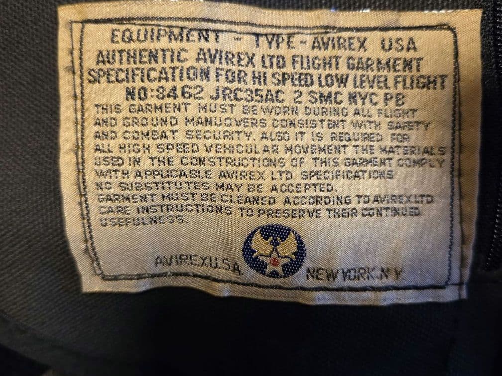 AVIREX B-3 42 フライトジャケット USA製　ムートン