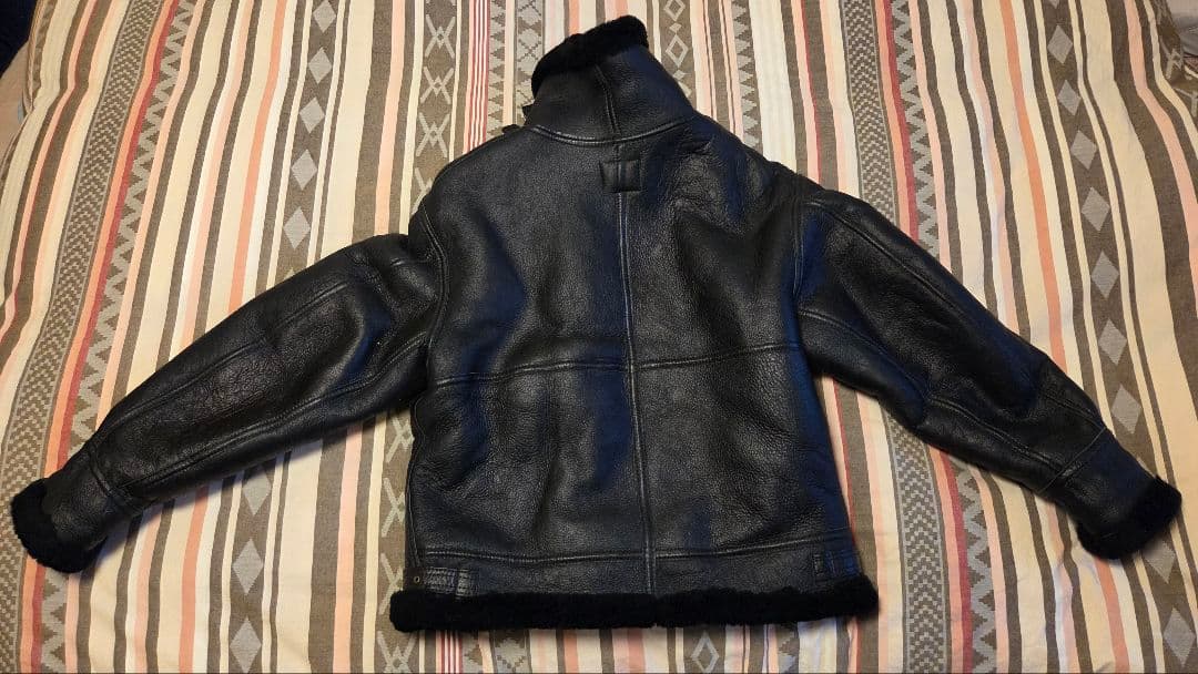 AVIREX B-3 42 フライトジャケット USA製　ムートン