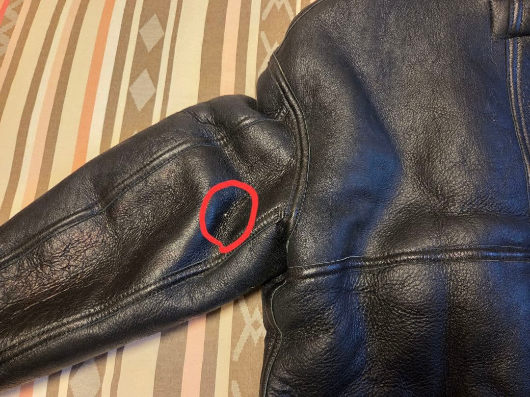 AVIREX B-3 42 フライトジャケット USA製　ムートン