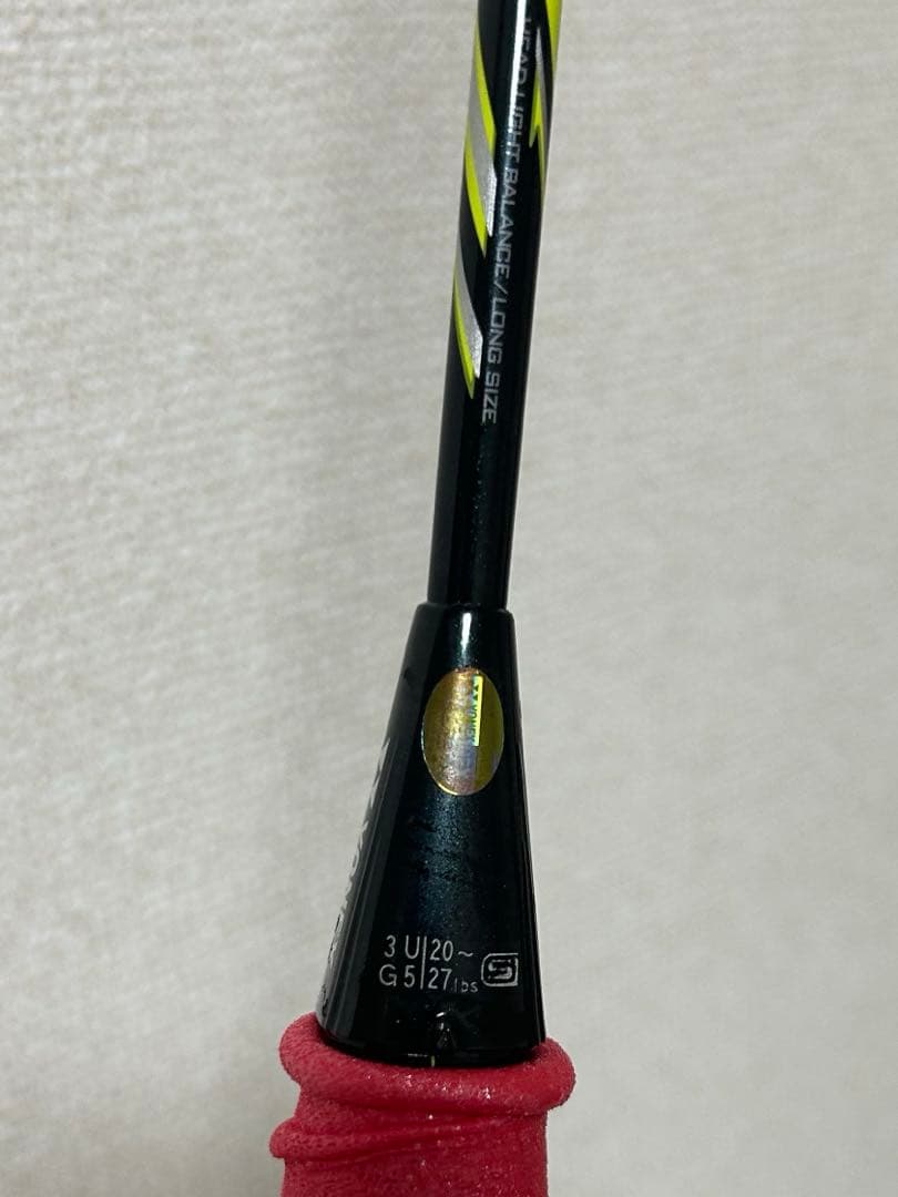 バドミントンラケット　ナノレイzスピード（3ug5）