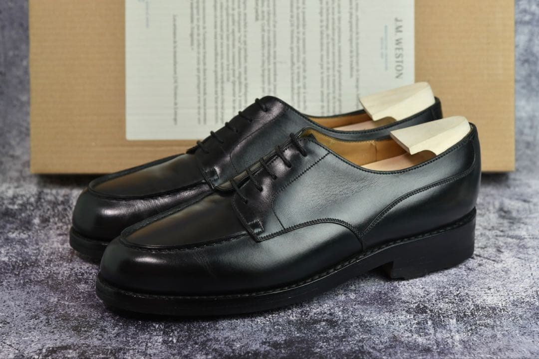 付属品完備　J.M.WESTON　#641　ゴルフ　7C　ブラック　31ラスト