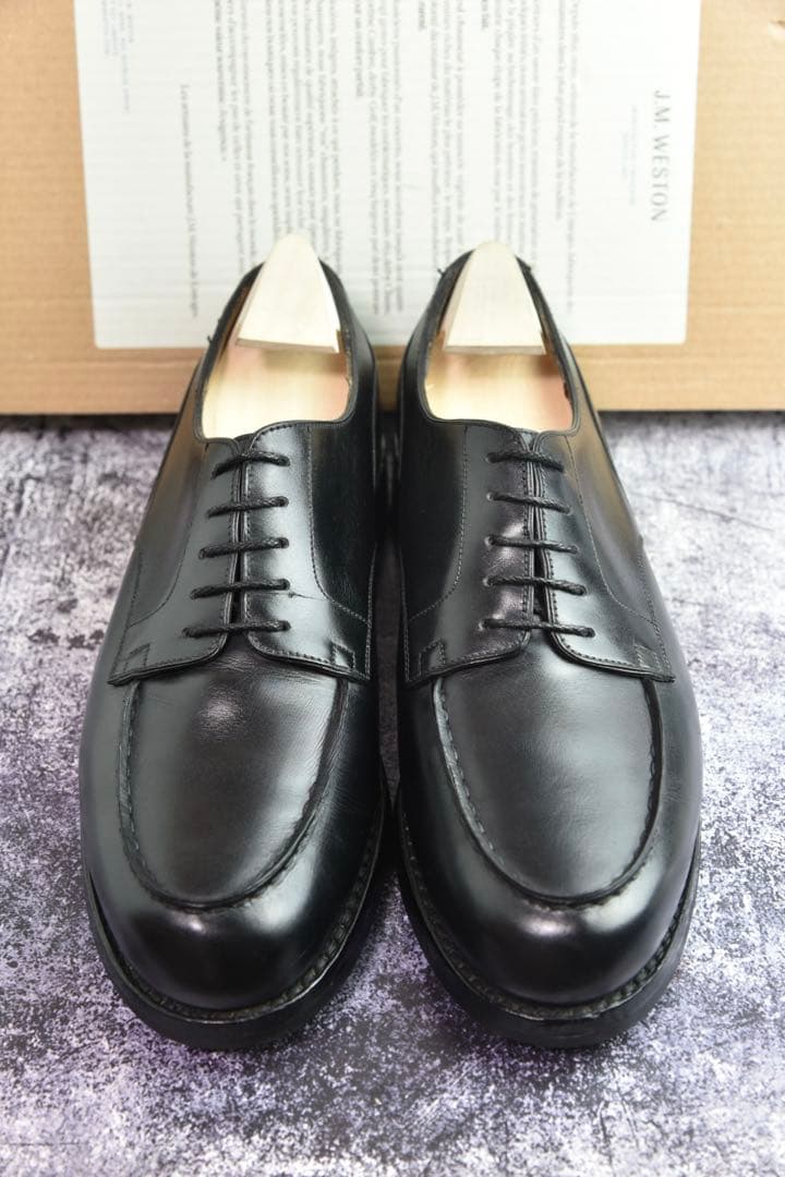 付属品完備　J.M.WESTON　#641　ゴルフ　7C　ブラック　31ラスト