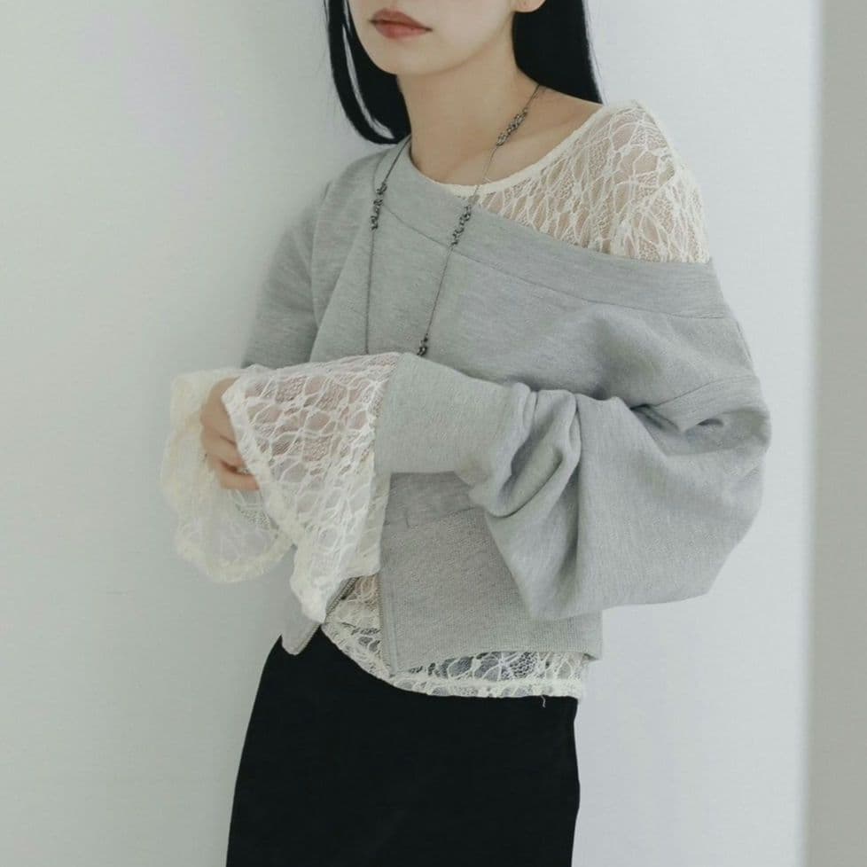 あ*や様 ラグナムーン 新作 新品 ウエストZIPラメスウェットプルオーバー