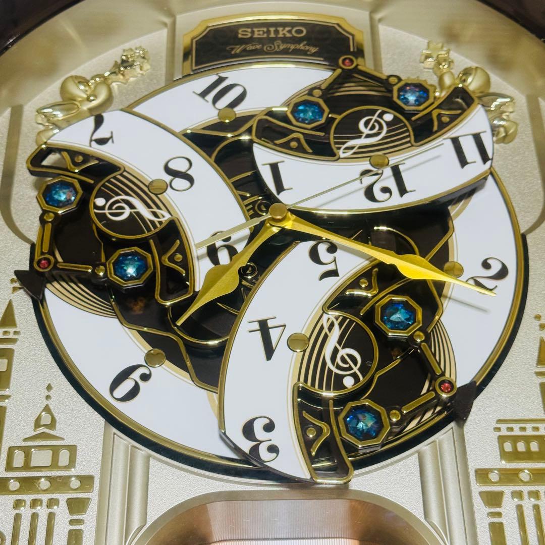 SEIKO セイコー RE579B カラクリ時計 掛け時計 電波時計