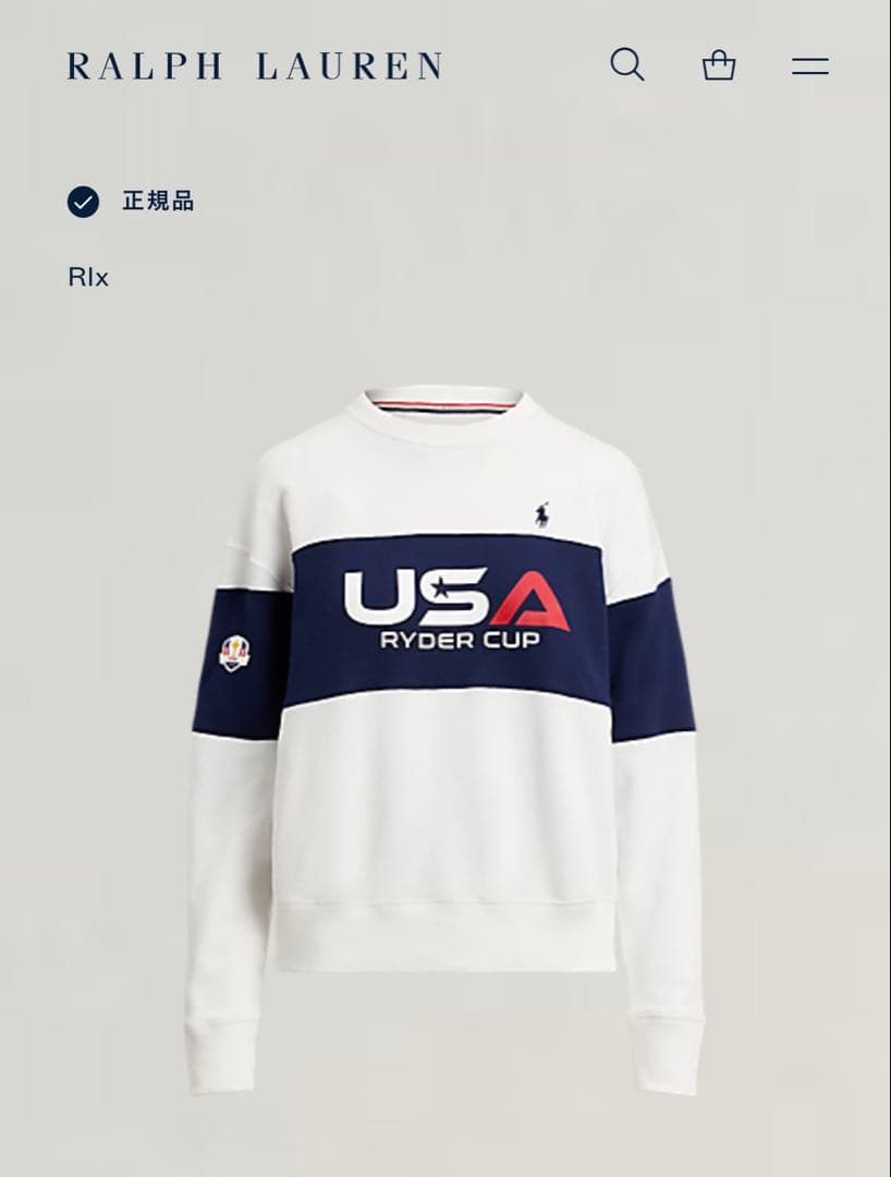 未使用タグ付き✨RLX ラルフローレン 2025 現行 レディース M ポニー