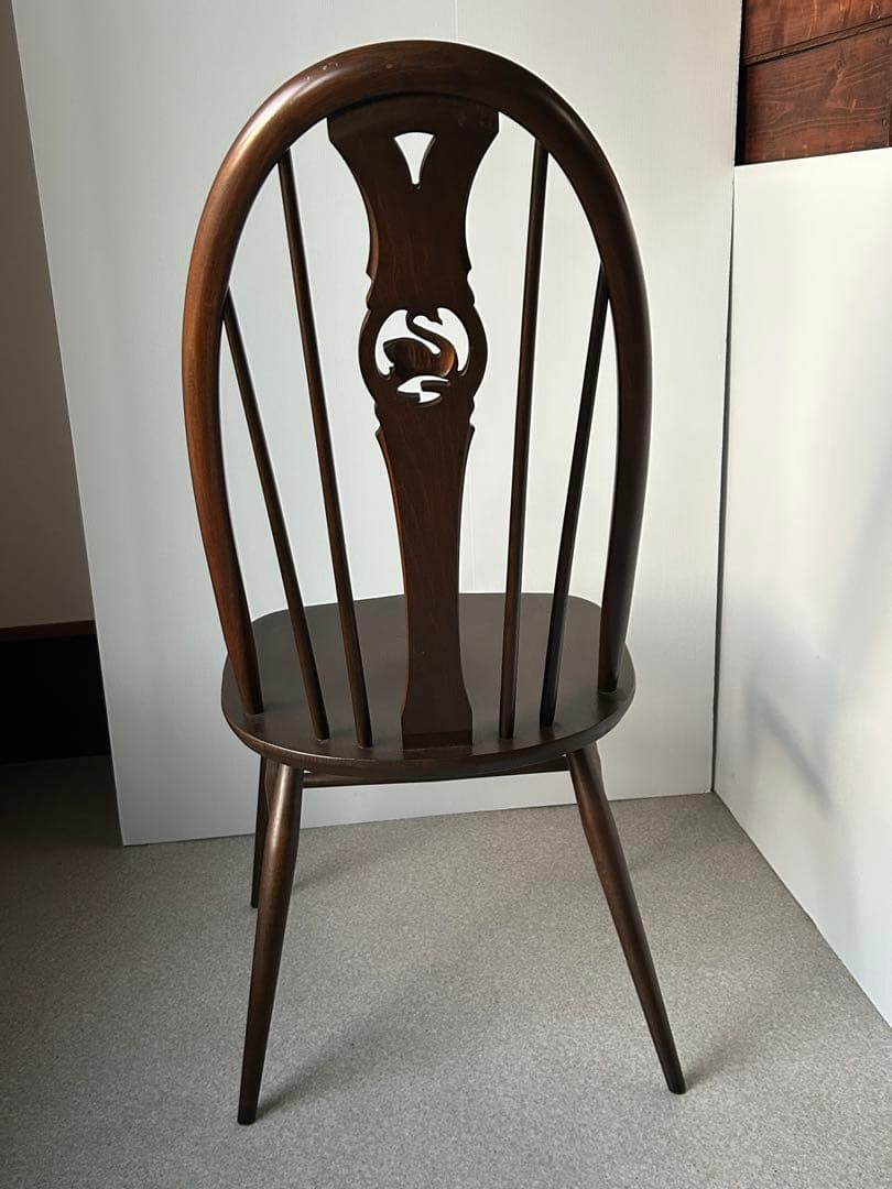 アーコール　ERCOLスワンバックチェア　椅子　ヴィンテージ　イギリス