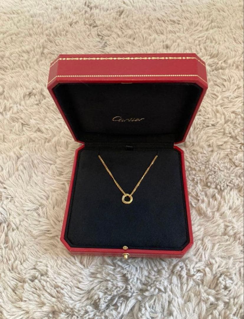 【美品】Cartier TRINITY NECKLACEトリニティ ネックレス