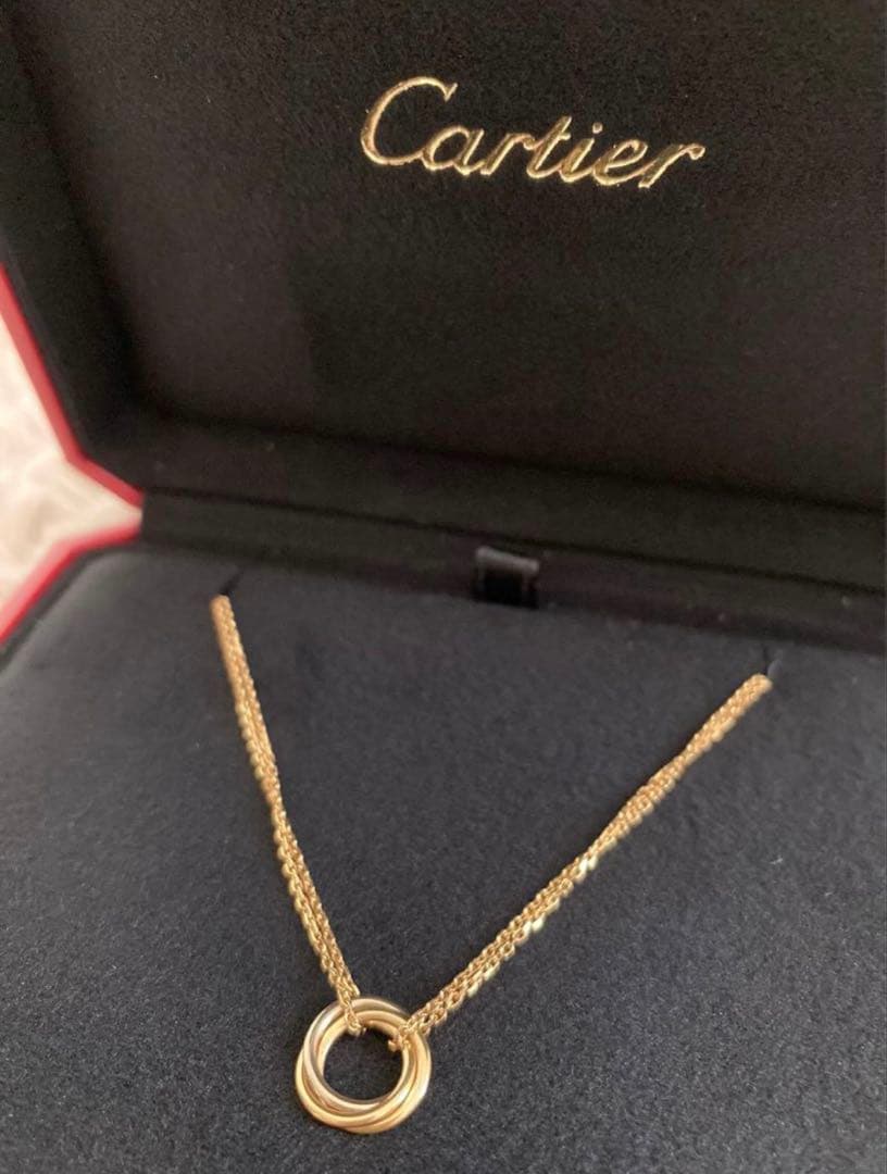 【美品】Cartier TRINITY NECKLACEトリニティ ネックレス