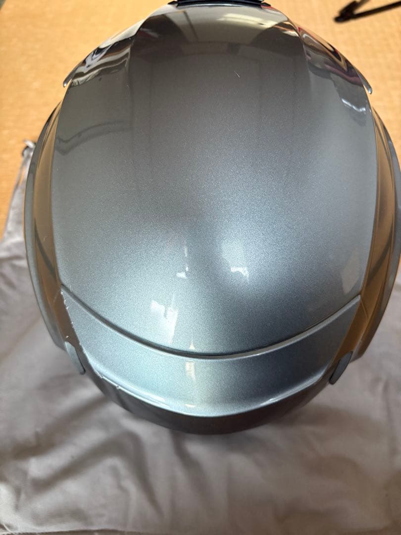 OGK KABUTO SHUMA Lシルバー ヘルメット