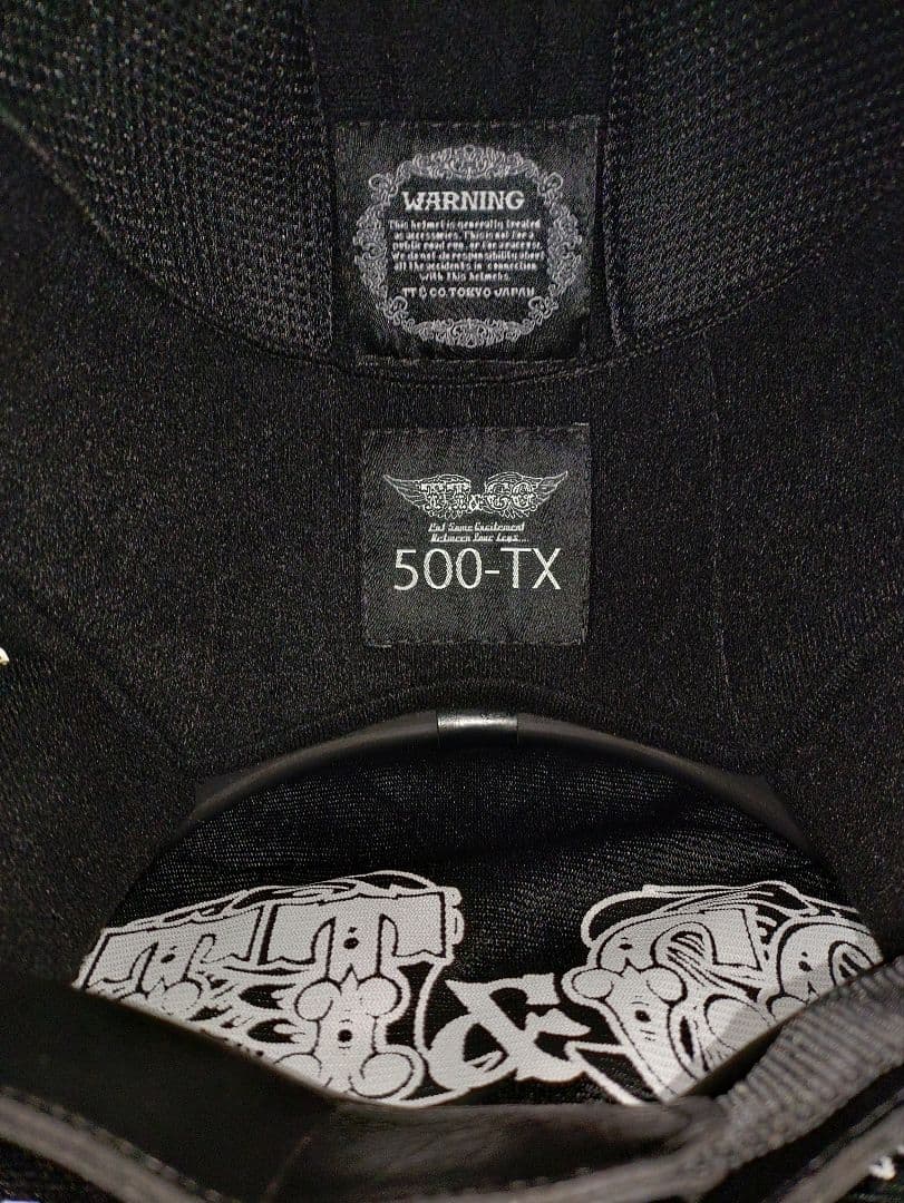 tt&co 500TX ジェットヘルメット マットブラック xxl 未使用
