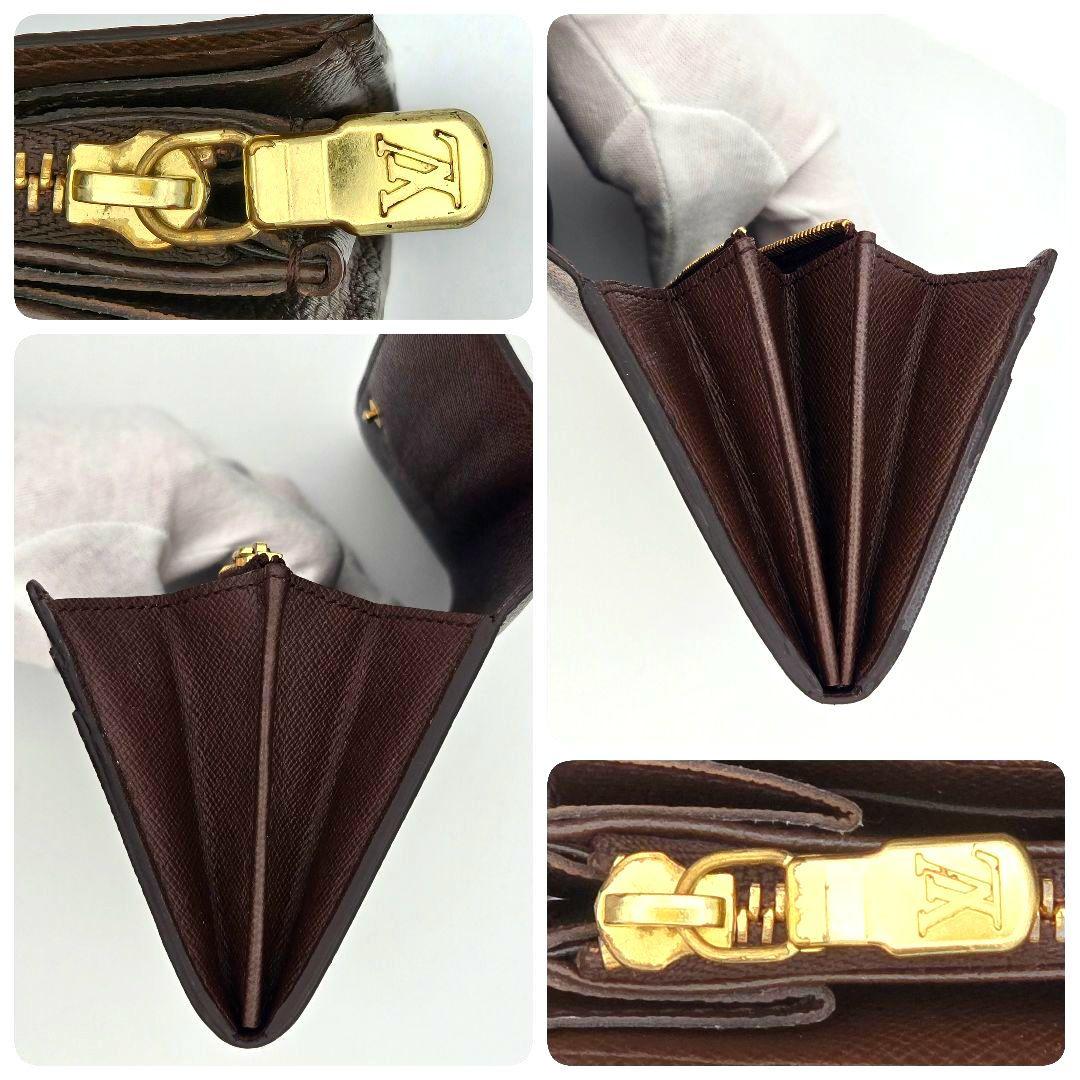 ルイヴィトン 長財布 ポルトフォイユ サラ ダミエ ブラウン N61734