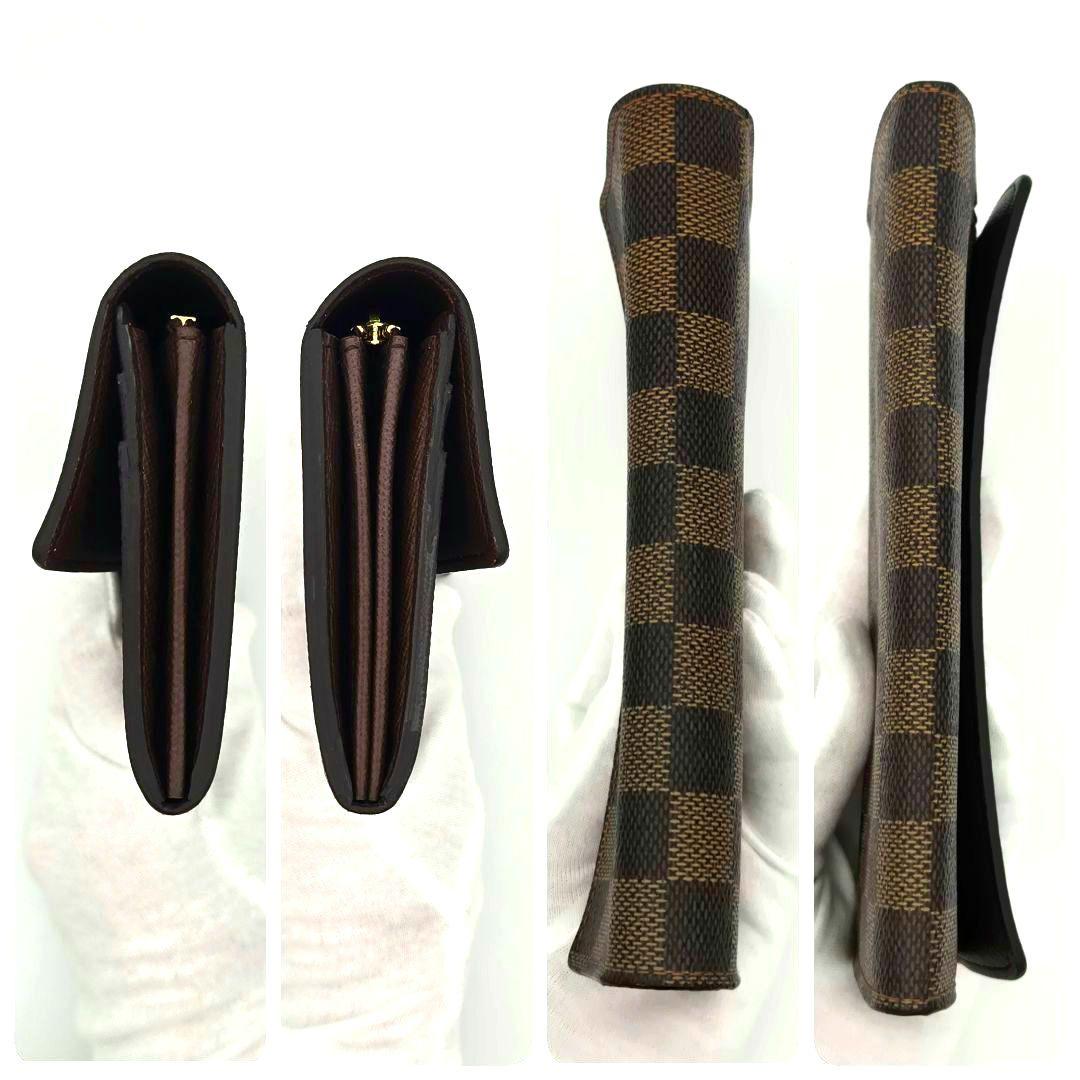 ルイヴィトン 長財布 ポルトフォイユ サラ ダミエ ブラウン N61734